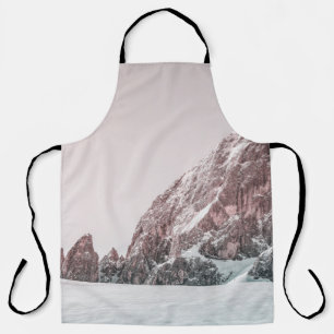 TABLIER MONTAGNE COUVERTE DE NEIGE