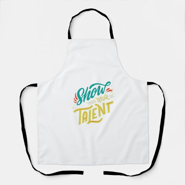 Tablier Montrer votre talent (Recto)