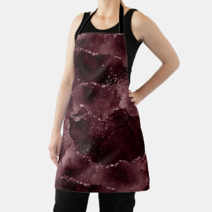 Tablier Moody Agate Vin Bordeaux Sangria Merlot Maroon