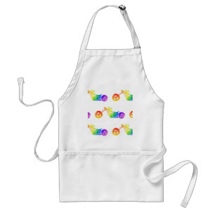 Tablier Mortocycle arc-en-ciel