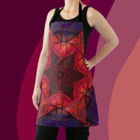 Mosaic Kaleidoscope Fleur rouge et violet