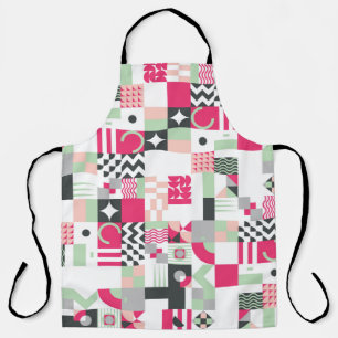 Tablier Mosaïque géométrique contemporaine sans couture mo