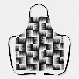 Tablier Motif à bec noir et blanc