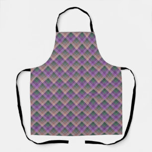 Tablier Motif à carreaux avec coloration en zig zag