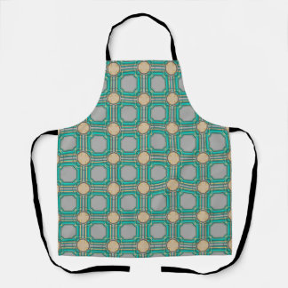 Tablier motif abstrait