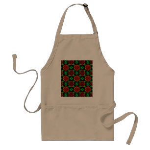 Tablier Motif abstrait élégant boho moderne floral #504