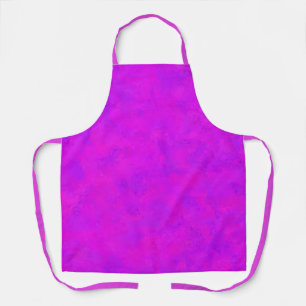 Tablier Motif Abstrait Rose Violet