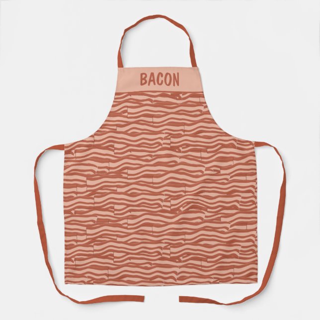 Tablier Motif Bacon personnalisé (Recto)