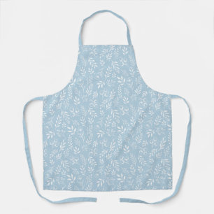 Tablier Motif botanique Bleu clair - Apron