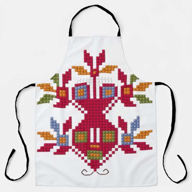 Tablier Motif bulgare traditionnel (Recto)