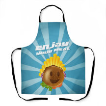 Tablier motif burger Enjoy your meal