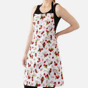 Tablier Motif cerise 1