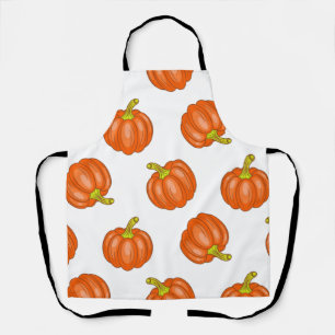 Tablier motif citrouille