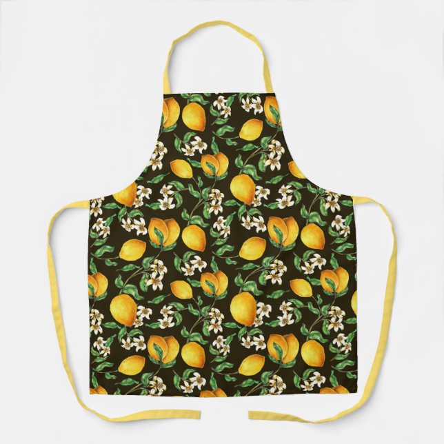 Tablier Motif Citrus (Recto)