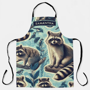 Tablier Motif Cute Racoon