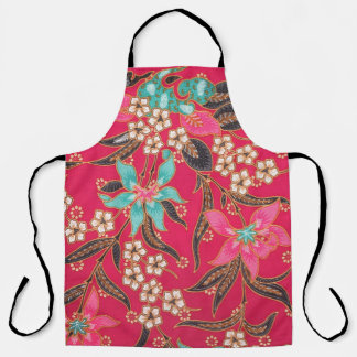 Tablier Motif d'art batik indonésien