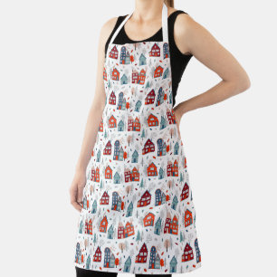 Tablier Motif d'art populaire de la Maison scandinave