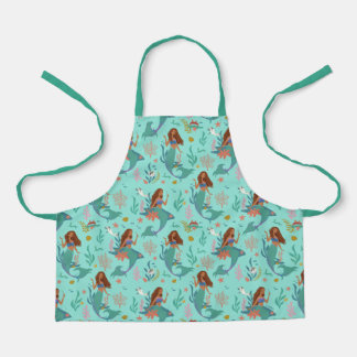 Tablier Motif d'aventure sous-marine Ariel