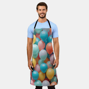 Tablier Motif de ballons de fête colorés 