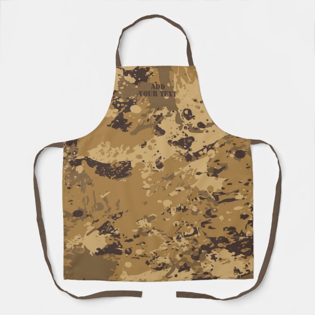 Tablier Motif de Camouflage Brown du désert (Recto)