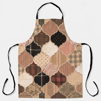 Tablier Motif De Carreaux Marocains Texturés Fa