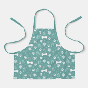 Tablier Motif de chiens et d'os de vacances