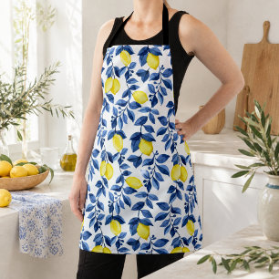 Tablier Motif de citron agrumes méditerranéen