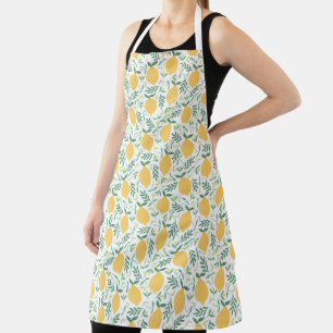 Tablier Motif de citron jaune de ferme de campagne mignon