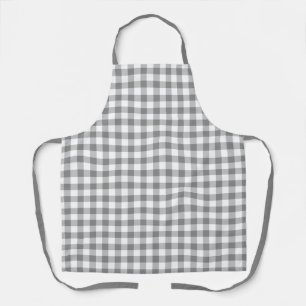 Tablier Motif De Dépannage De Buffles Gris Et Blancs En v