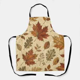 Tablier Motif de feuilles d'automne – Botanique automnale