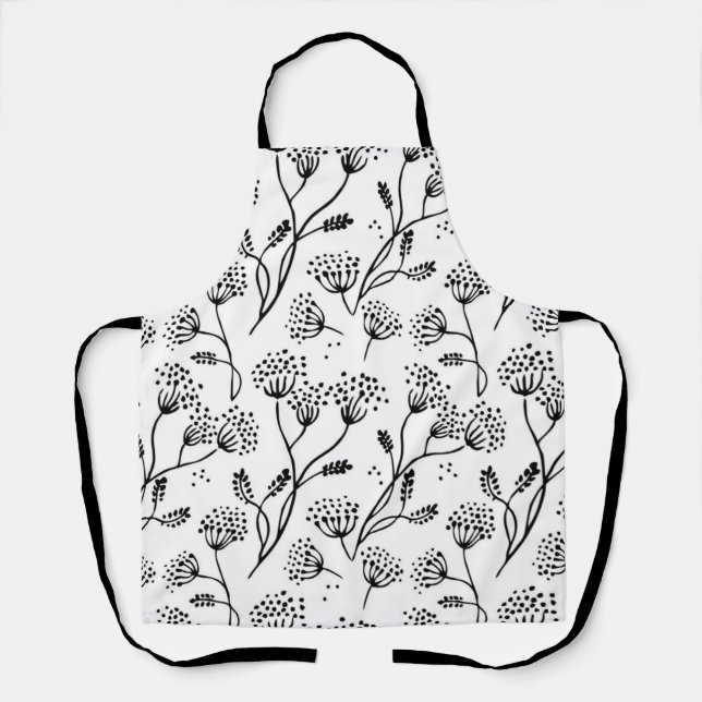 Tablier Motif de fleurs (Recto)