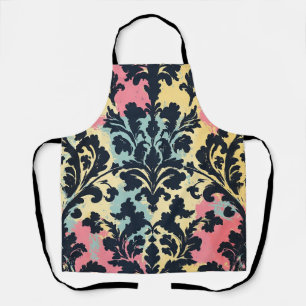 Tablier Motif de flourish damassé vintage