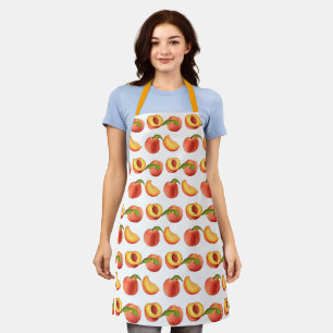 Tablier Motif de fruits de pêche