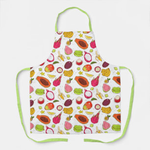 Tablier Motif de fruits exotiques