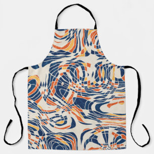 Tablier Motif de géo abstrait sans couture. Haute qualit