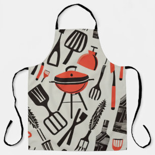 Tablier Motif de grill barbecue