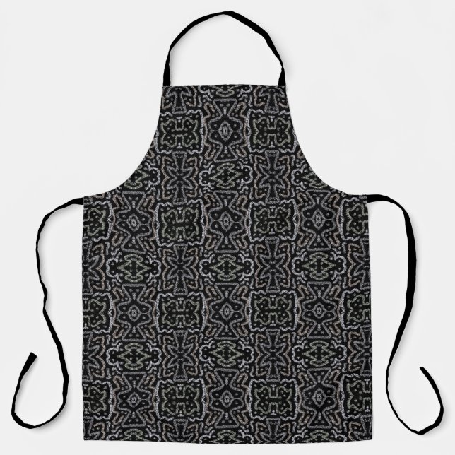 Tablier Motif de grunge de flèche abstraite et pastels dou (Recto)