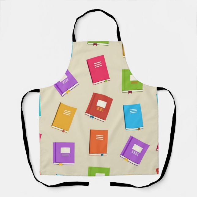 Tablier Motif de livre (Recto)