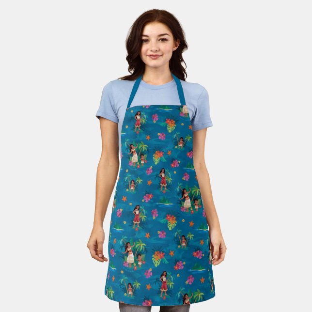 Tablier Motif de Moana et Simea Ocean Sisters (Porté)