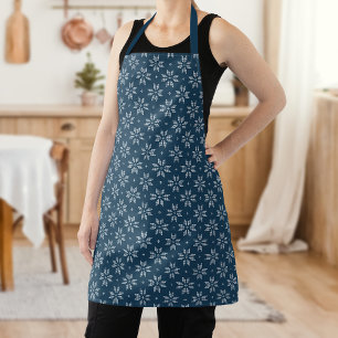 Tablier Motif de Noël de la marine et de la blanche nordiq