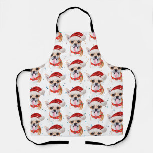 Tablier Motif de Noël du chien de Chihuahua