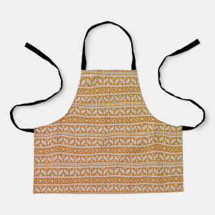 Tablier Motif de Noël Knit Knit Knit Cross Wool  