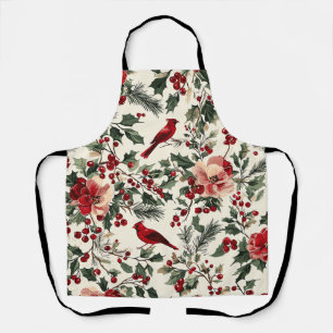 Tablier Motif de Noël vintage Woodland (14)