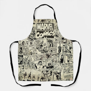 Tablier Motif de pages de bandes dessinées Marvel