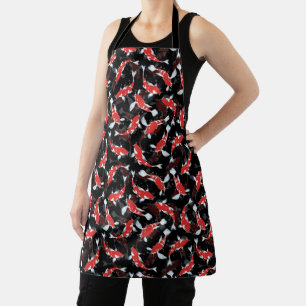 Tablier Motif de poisson Red Koi
