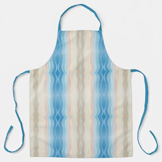 Tablier Motif de répétition de salé de rivage côtier (Recto)