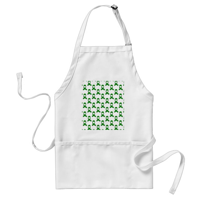 Tablier Motif de ruban vert (Devant)