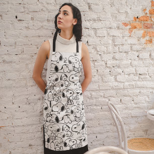Tablier Motif de sourire de Snoopy Rire Rire