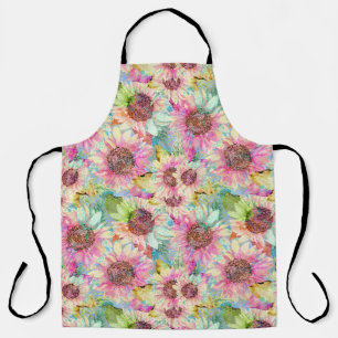 Tablier Motif de tournesol romantique