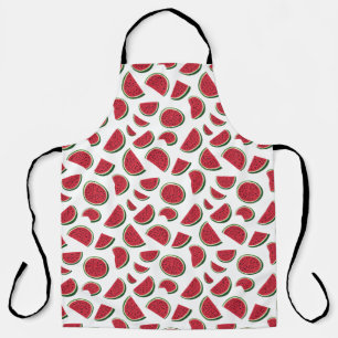 Tablier Motif de tranche de pastèque d'été